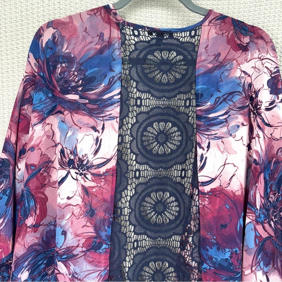 (2) Sami & Jo Plus Women’s 3X Floral Boho Kimono Dusters W/ Bell Sleeves Tassles - Picture 12 of 13